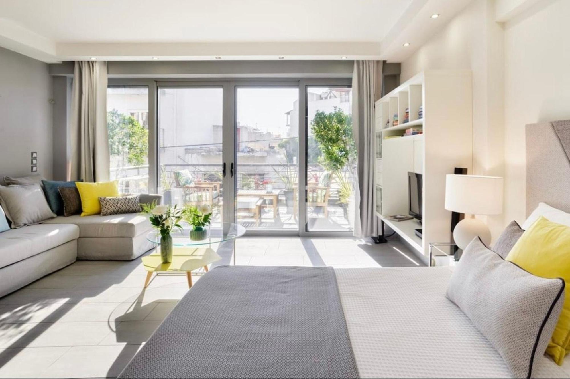 Stylish Boutique Loft With Private Balcony Apartamento Atenas Exterior foto